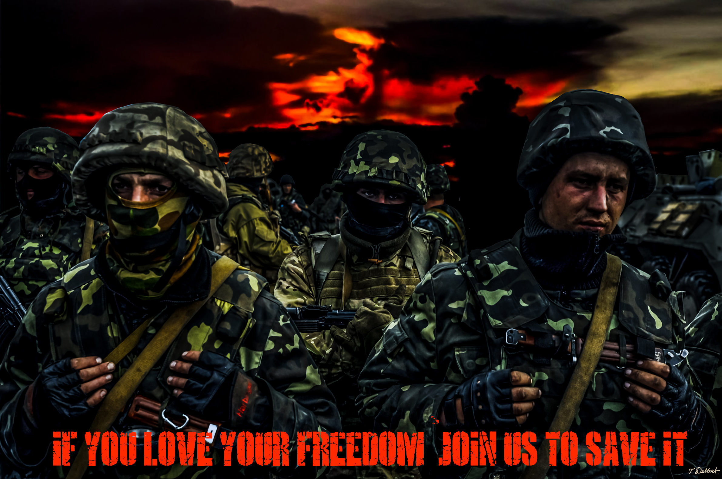 Small    For the love of freedom 